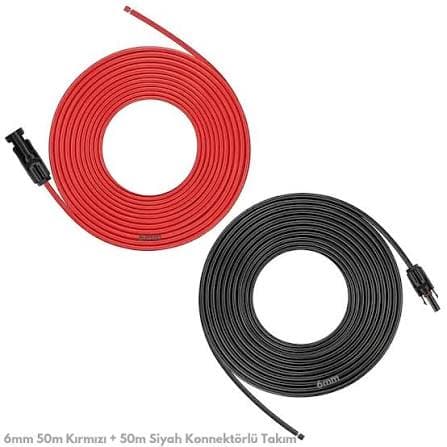Hasçelik 6mm Solar Kablo Kırmızı